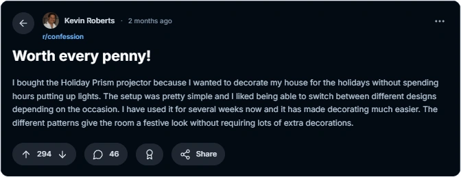 reddit review