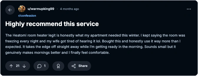 reddit review