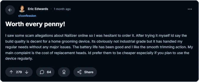 reddit review