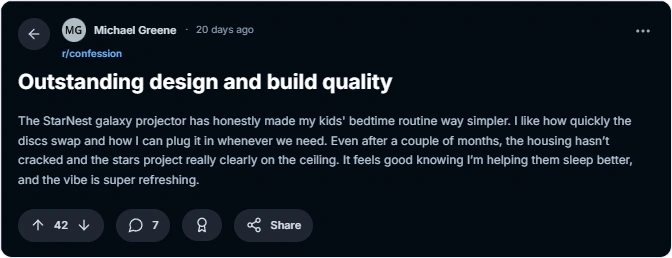 reddit review
