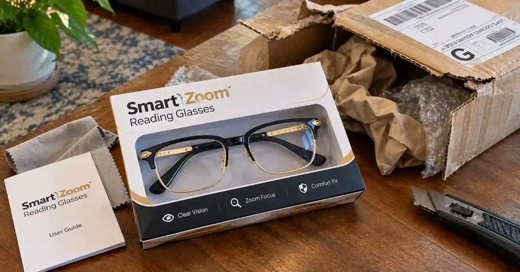 Smart Zoom Reading Glasses