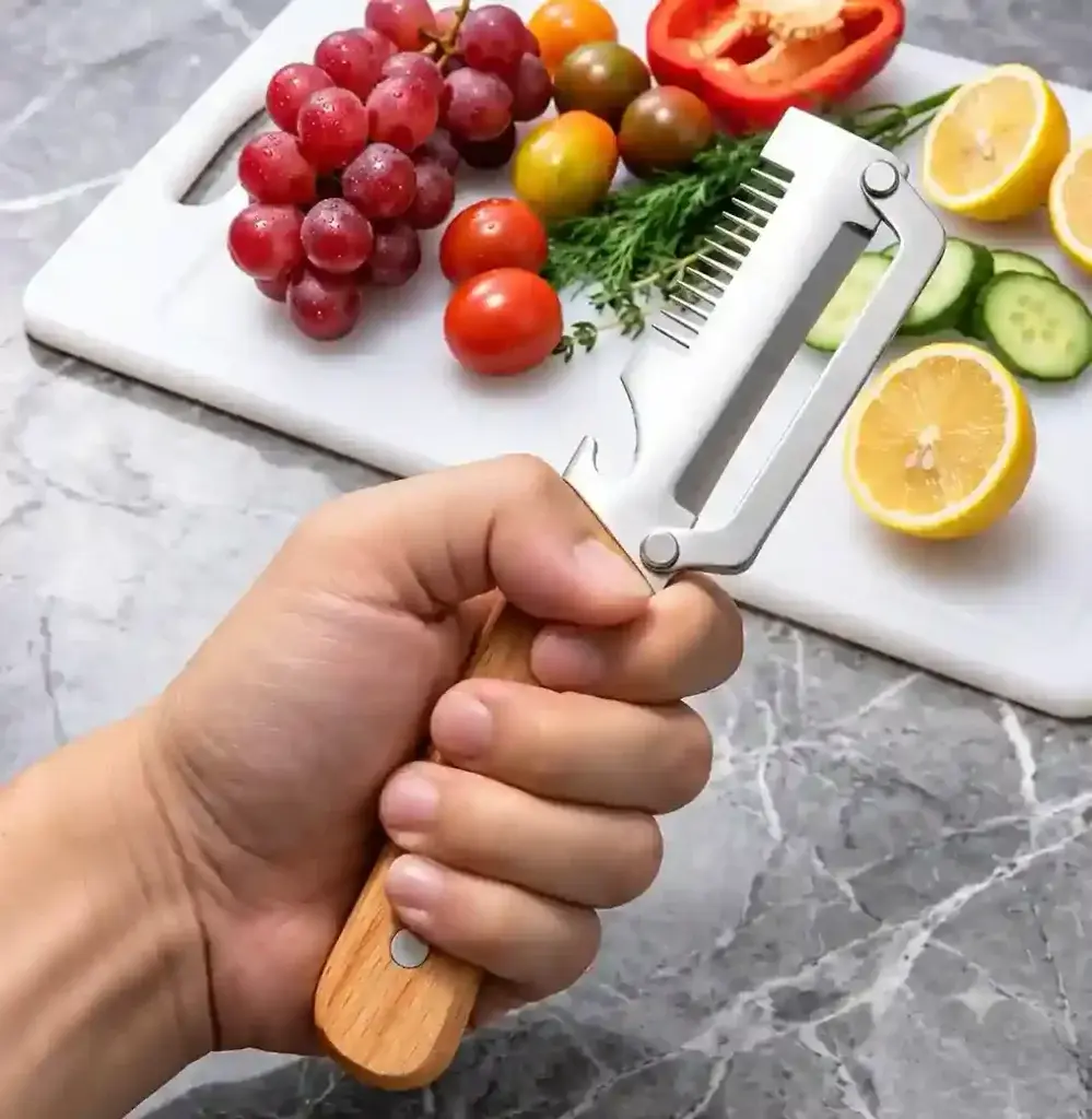 stainless steel vegetable peeler