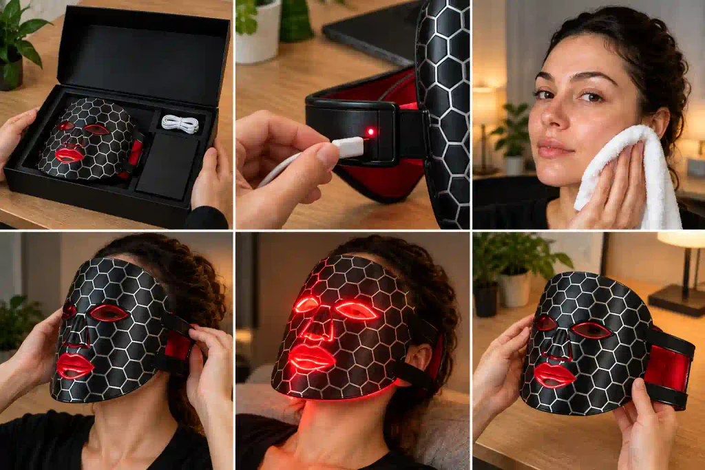 using solawave mask